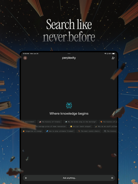 Perplexity - AI Search & Chat — App Store screenshot