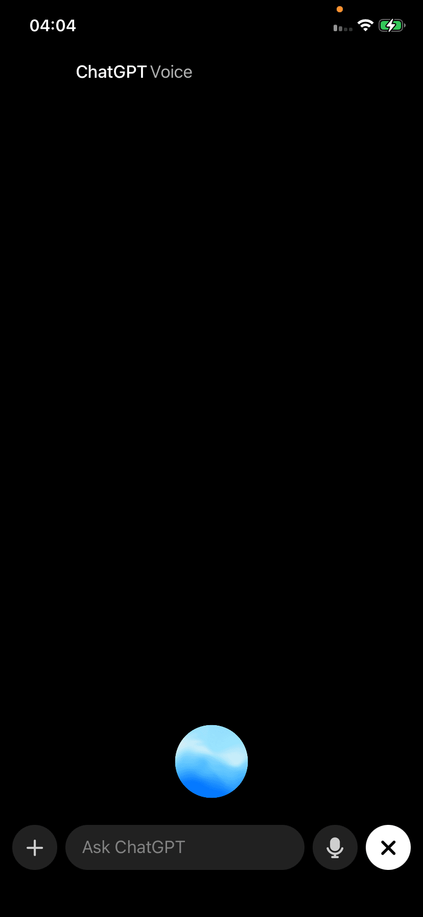 ChatGPT screenshot