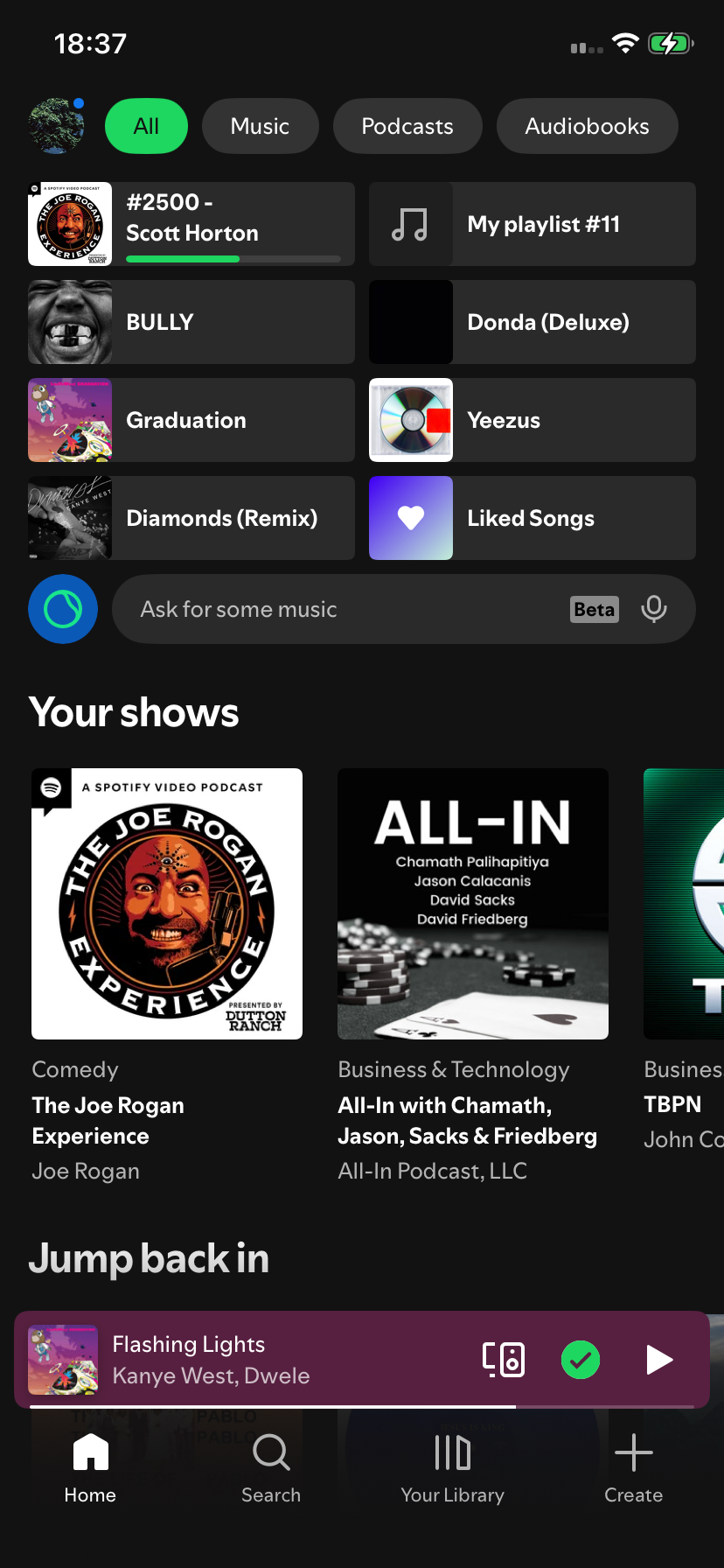 Spotify screenshot
